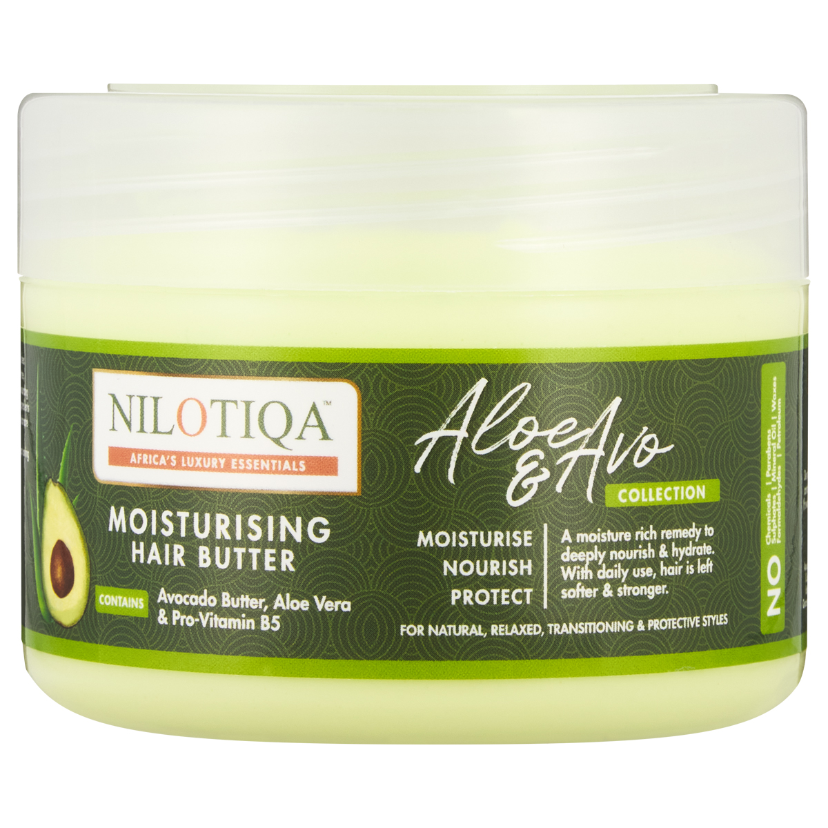 Nilotiqa Aloe And Avo Moisturising Hair Butter 250ml