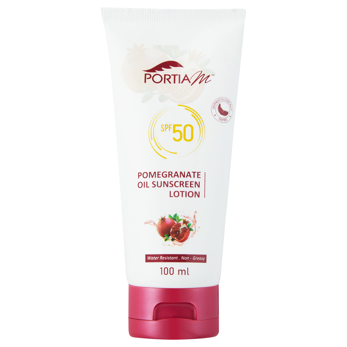 Portia M Sunscreen Lotion Spf50 100ml Pomegrante