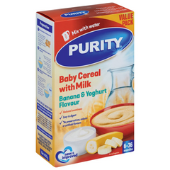 Purity Baby Cereal Banan N Yogh 450g