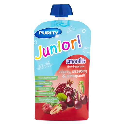 Purity Junior Smoothie Cherry Strawberry Pomegranate 110ml