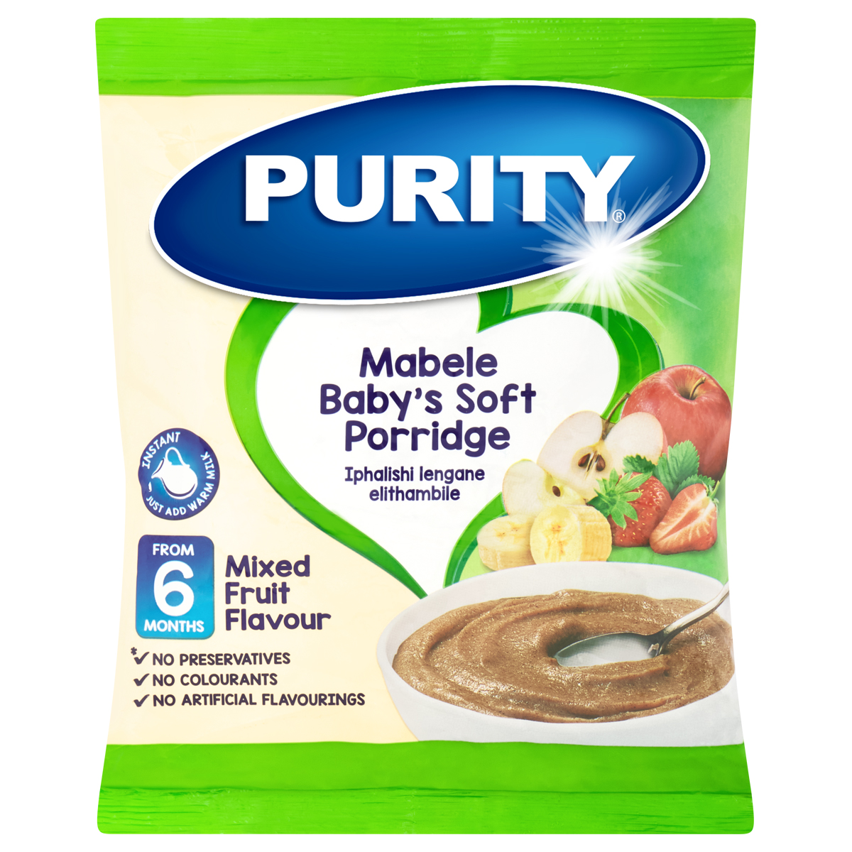 Purity Mabele 350g Mixed Fruit