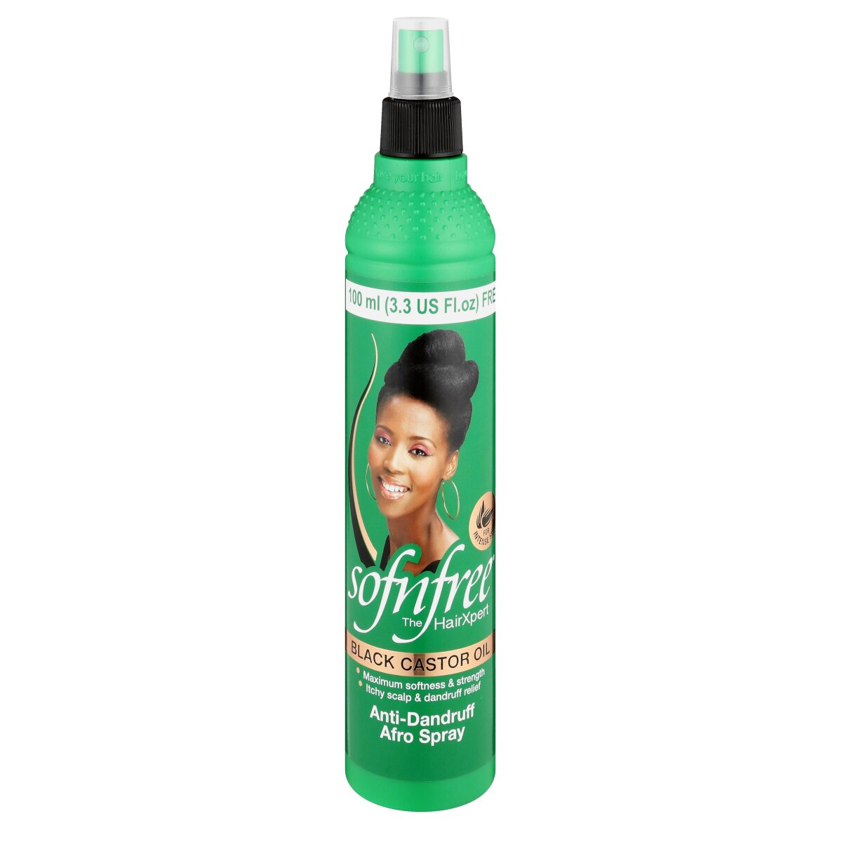 Sof N Free Black Caster Oil Afro Spray 350ml