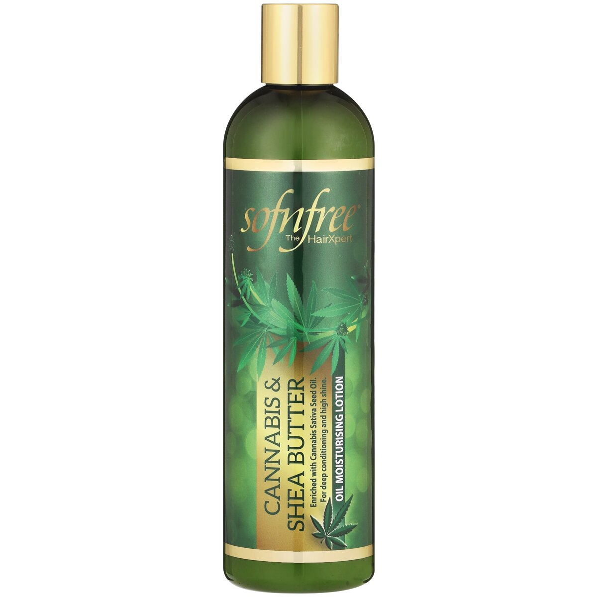 Sof N Free Cannabis Shea Butter Hair Treatment Moisturizing Lotion 350ml