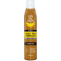 Sunlab Bronzed Daily Tan Airbrush Self Tan Spray 150ml Dark Tan