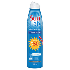 Sun Lab Spf50 200ml Sensitive Moisturising Lotion Spray
