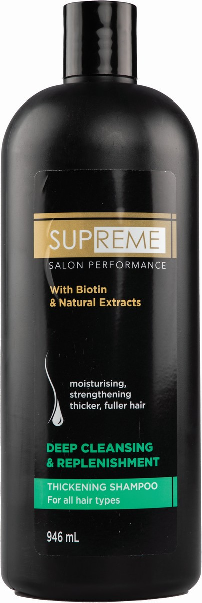 Supreme Shampoo Deep Cleansing / Replenishment Thickening 946ml