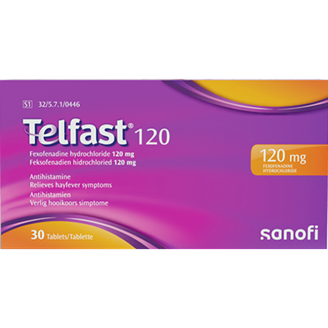 Telfast Tablets 120mg 30's