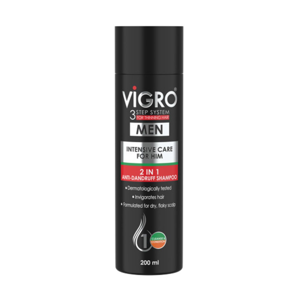 Vigro Men 2-in-1 Anti-dandruff Shampoo 200ml