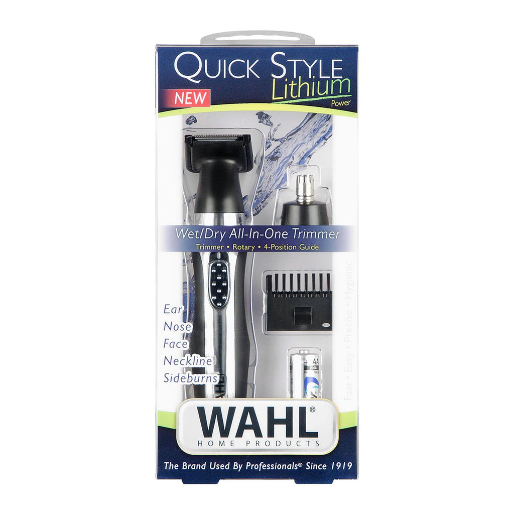 Wahl 4 Piece Quick Style Lithium Trimmer Kit