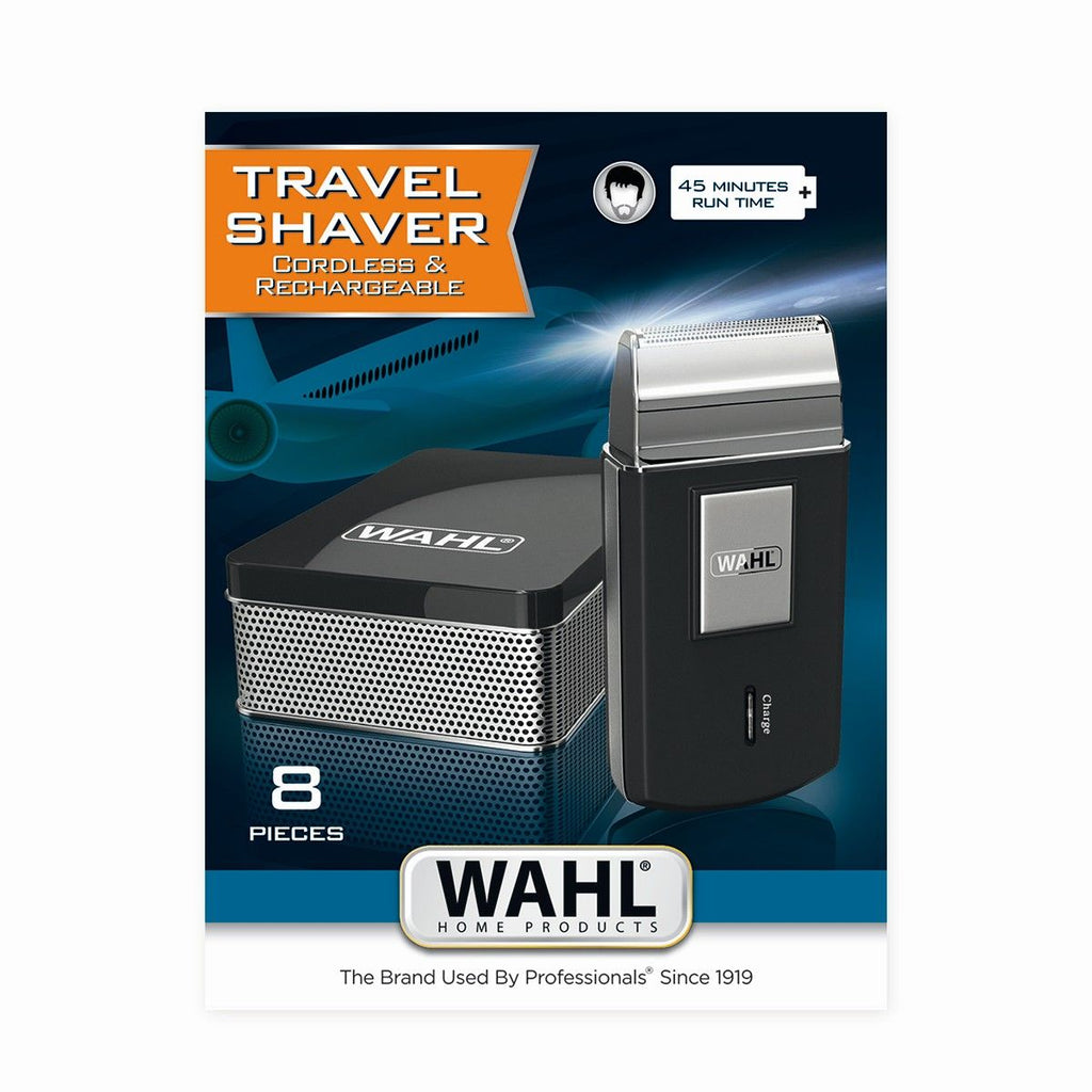 Wahl 8 Piece Rechargeable Travel Shaver Kit