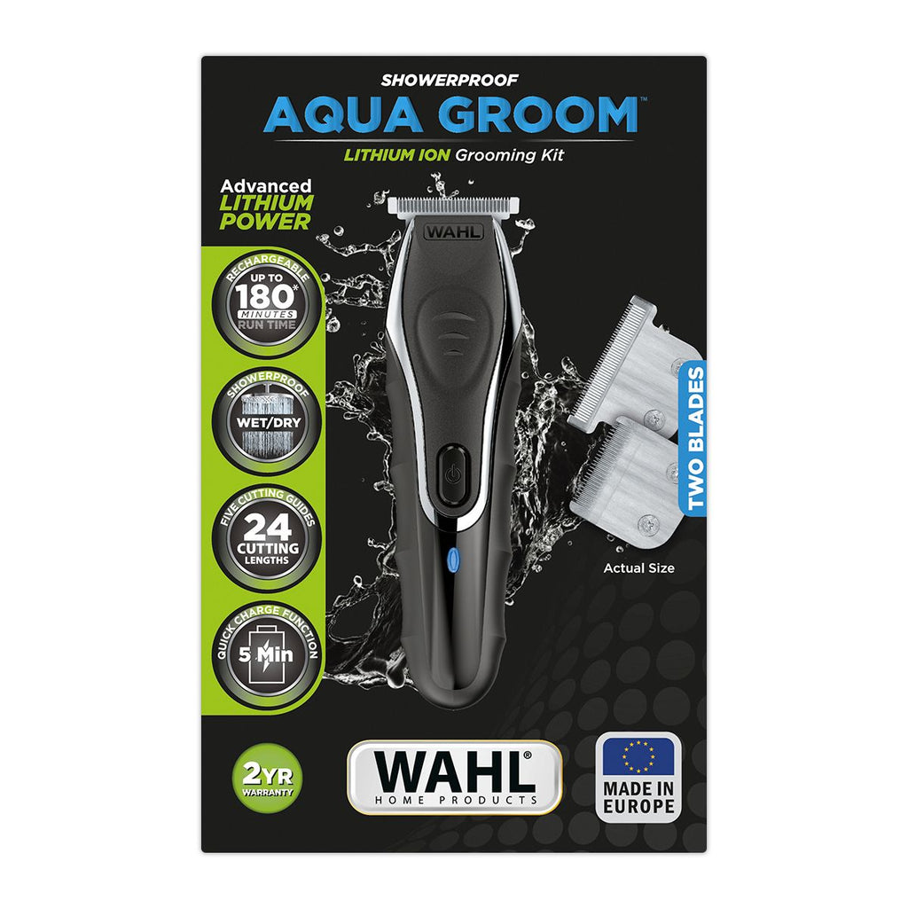 Wahl Aqua Groom Showerproof Lithium-ion Grooming Kit - 11 Piece