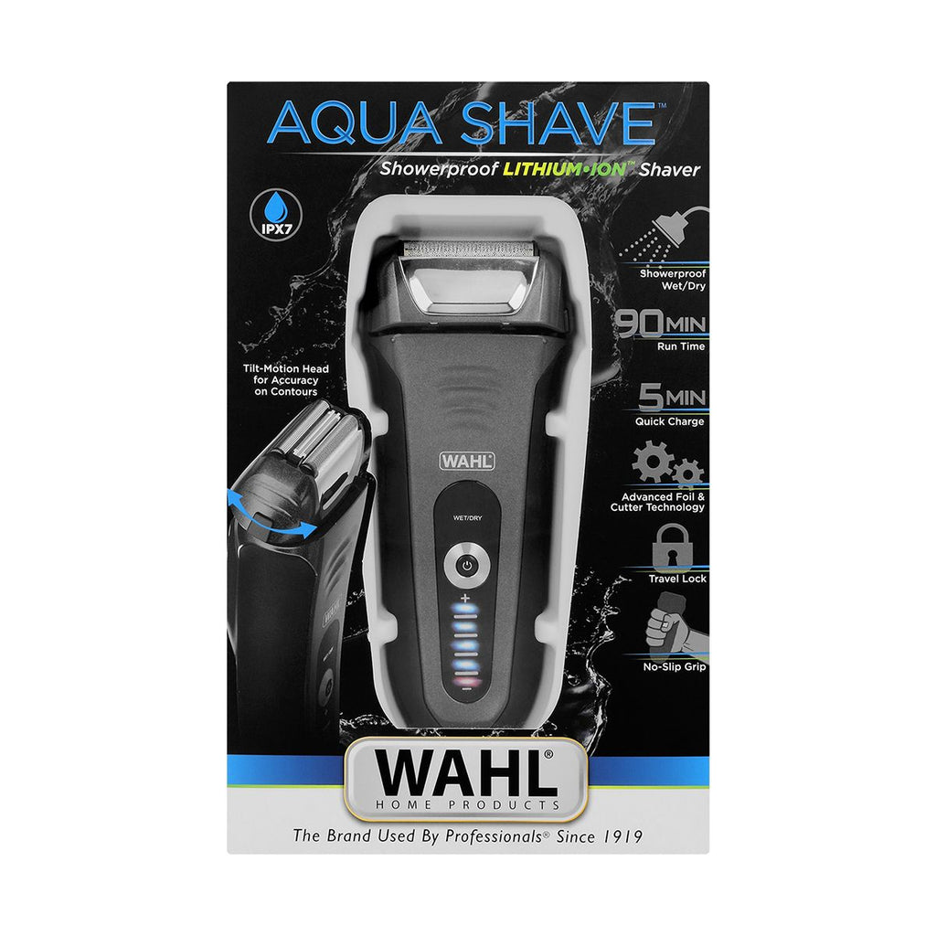 Wahl Aqua Shave Foil Shaver Wet/dry 5 Piece Rechargable