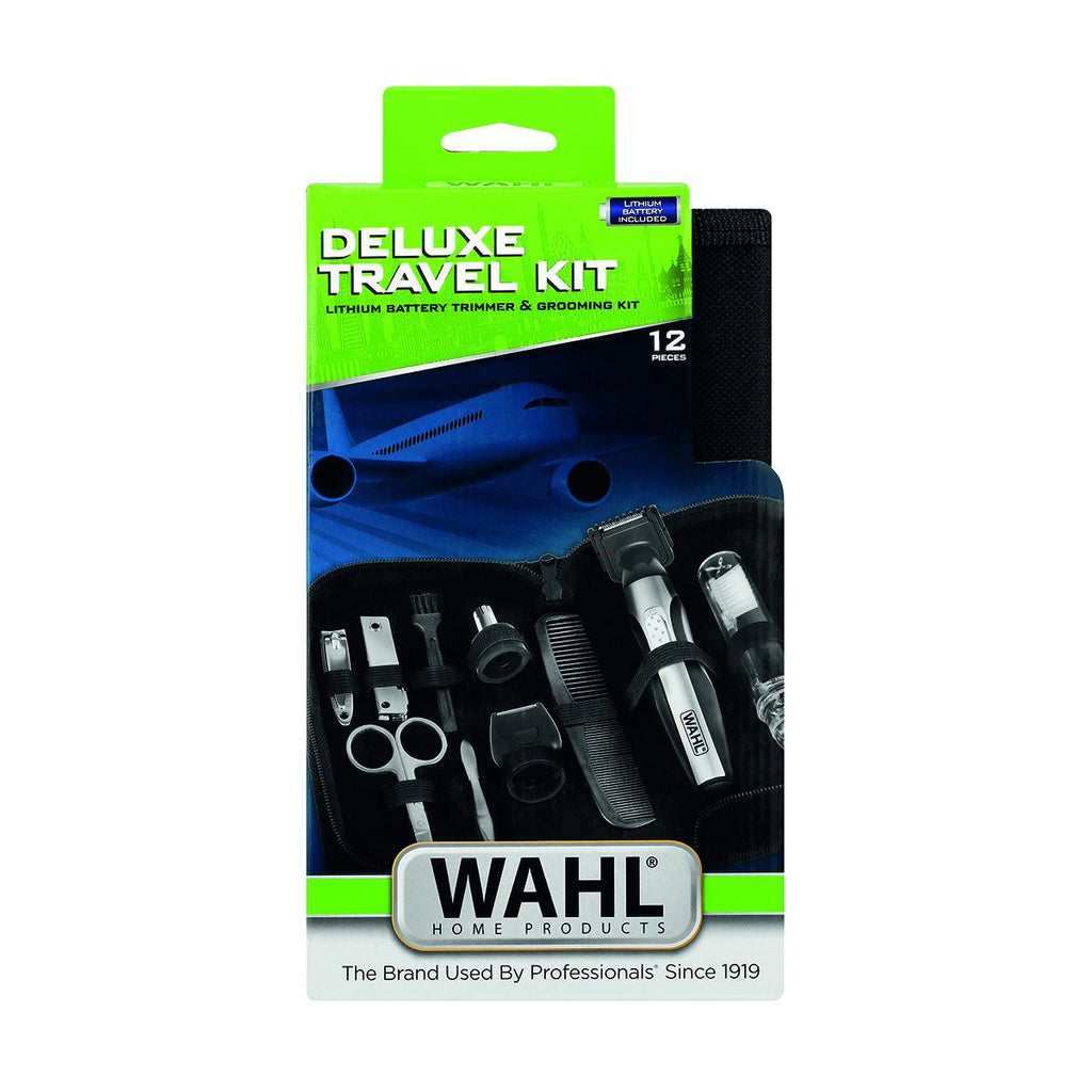 Wahl Lithium Ion Deluxe 12 Piece Battery Operated Travel Kit