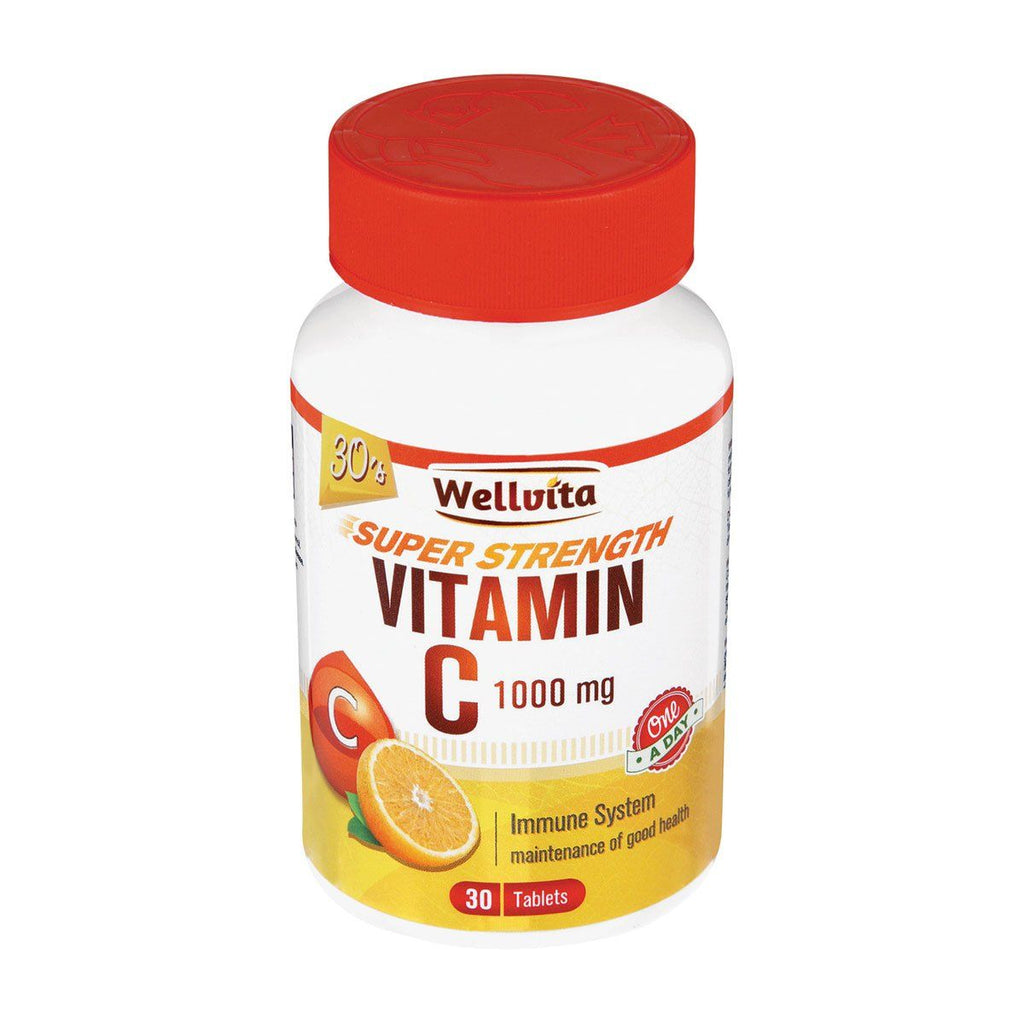 Wellvita Vitamin C 1000mg 30 Tabs