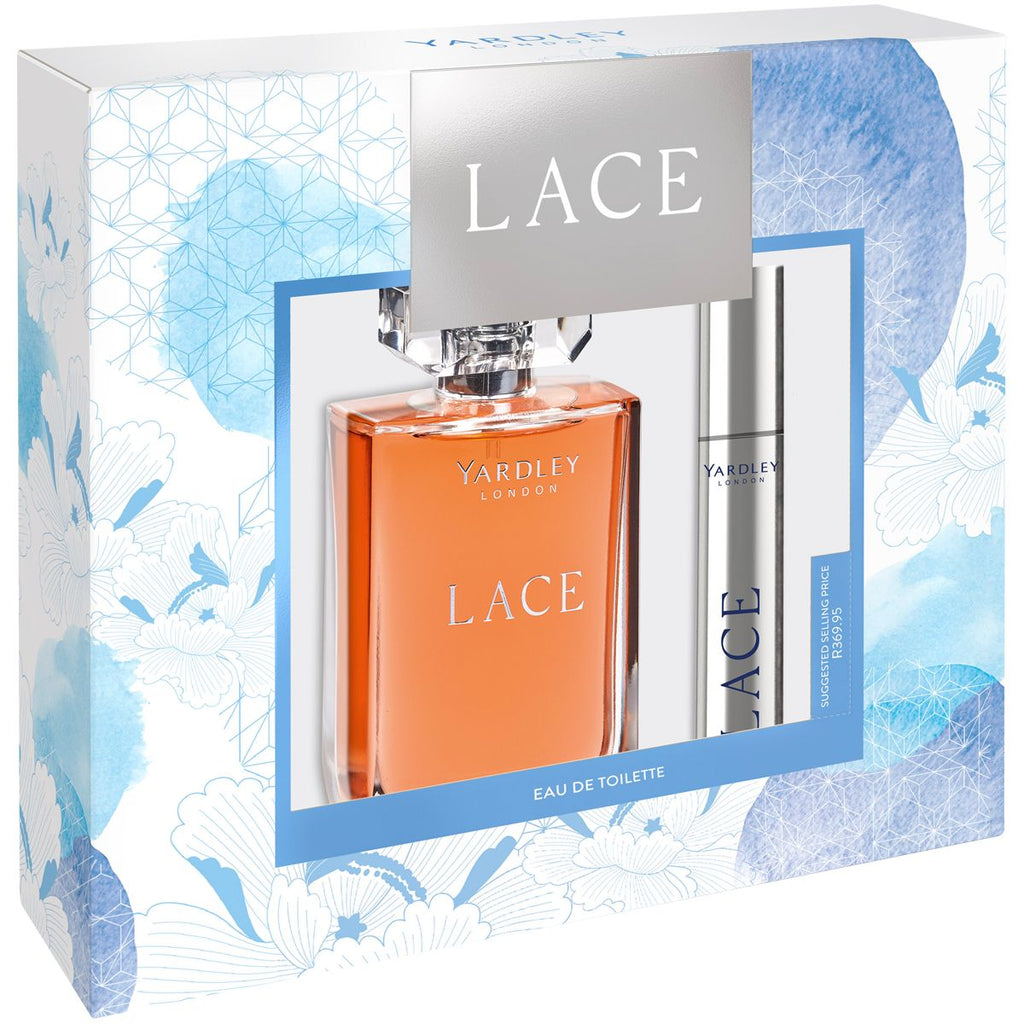 Yardley Lace Eau De Toilette 100ml And Wand Eau De Toilette 15ml