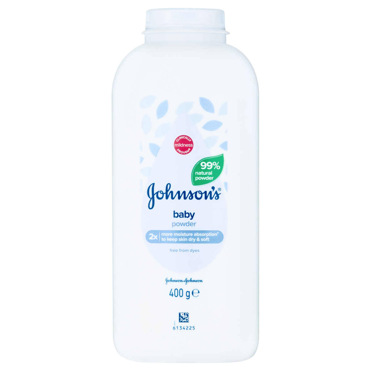 Johnson's Baby Powder 400g Case of 6