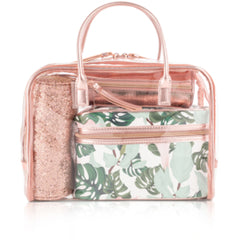 Foschini All Woman 4 Piece Tropical Cosmetic Bag