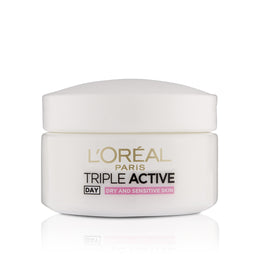 L'Oréal Paris Triple Active Multi-Protection & Hydrating Daily Moisturiser for Dy & Sensitive Skin