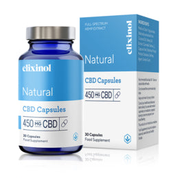 Elixinol 450mg Natural CBD Capsule