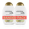 OGX Nourishing + Coconut Milk Shampoo + Conditioner Banded Pack