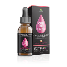 Extract Premium CBD Stress & Sleep Support CBD Oil 500mg/30ml