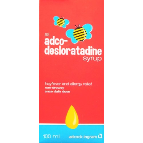 Adco Desloratadine Syrup 100ml ZimSeller Pharmacy