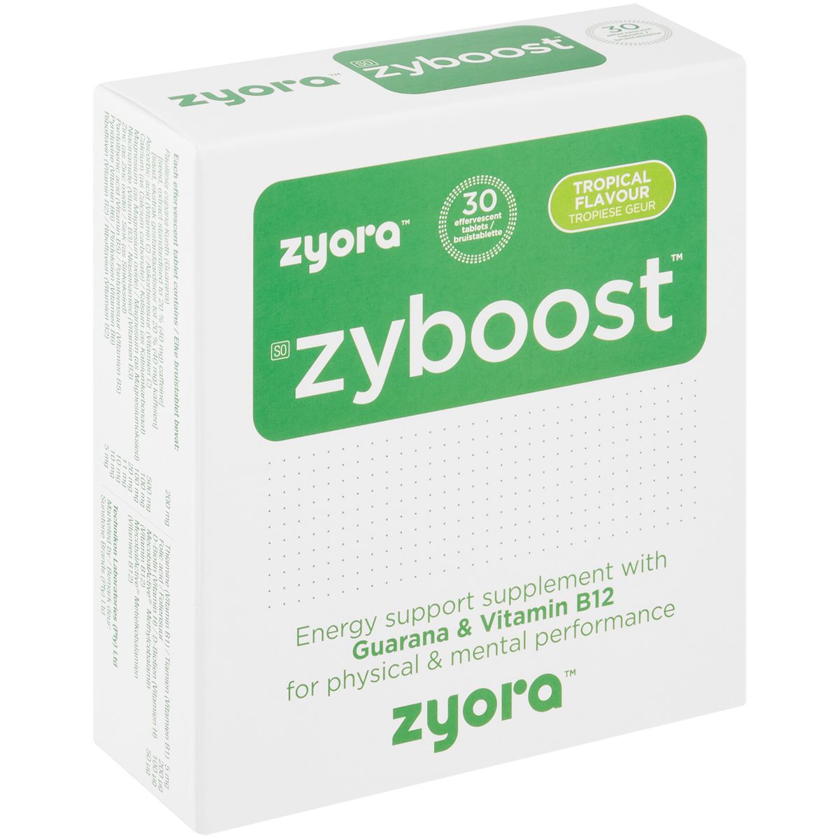 Zyora Zyboost Effervescent 30s