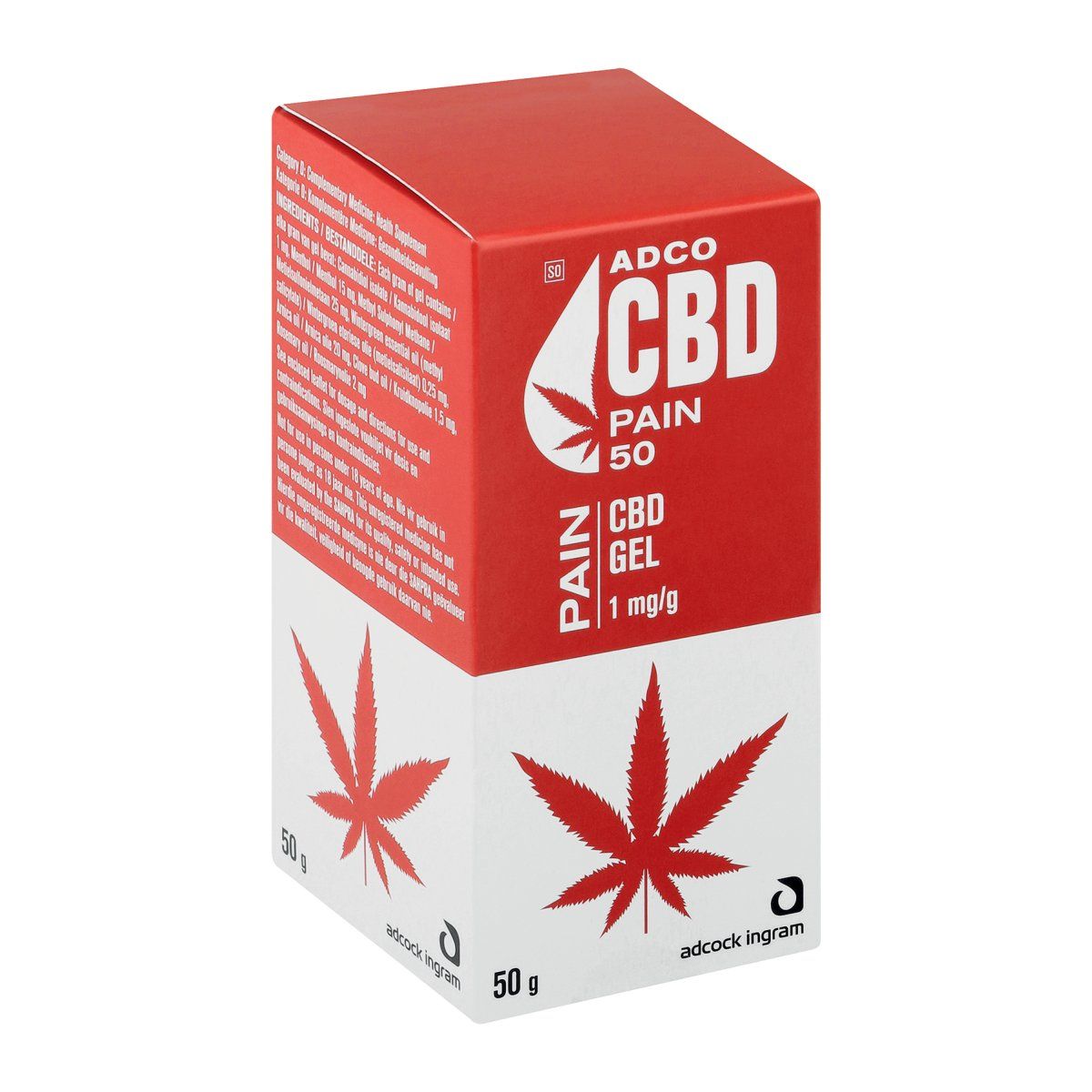 Adco Cbd Cannabidiol Oil Gel Pain 50ml