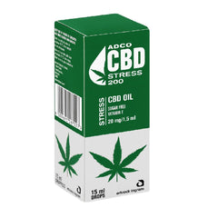 Adco Cbd Stress 200mg Drops 15ml