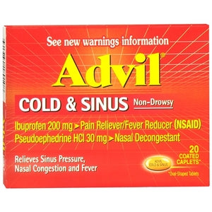 Advil Cold & Sinus Tablets 20s