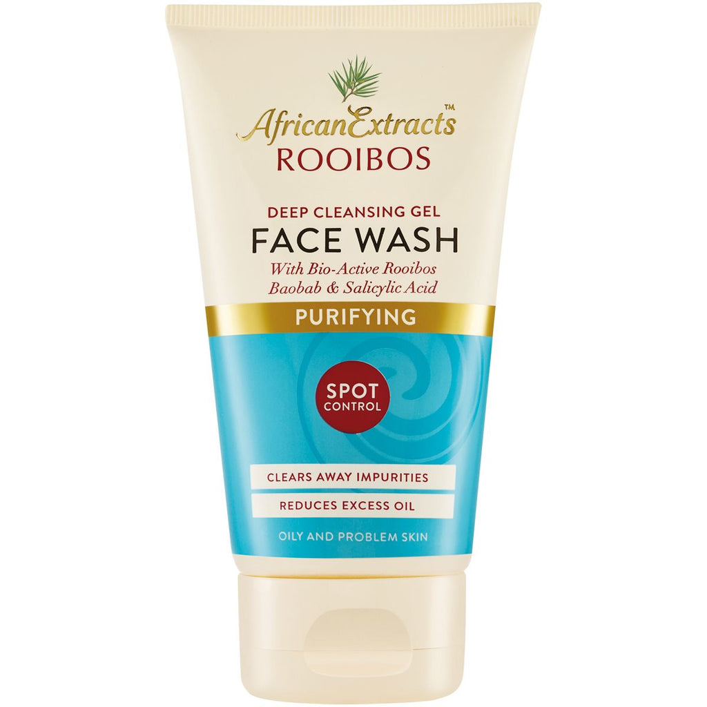 African Extracts Rooibos Deep Cleansing Gel Face Wash 150ml