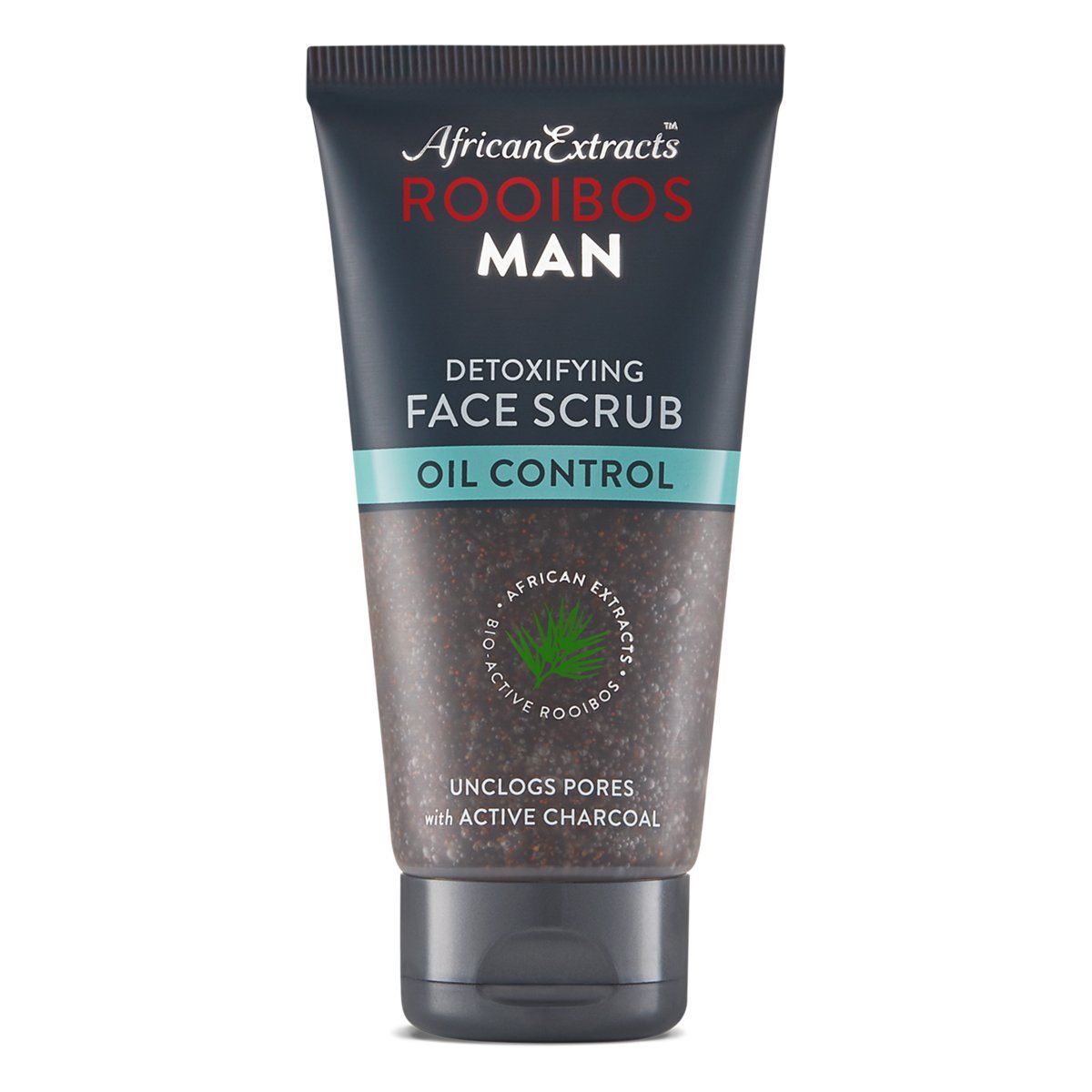 African Extracts Rooibos Man Detoxifying Oil Control Face Scrub 75ml