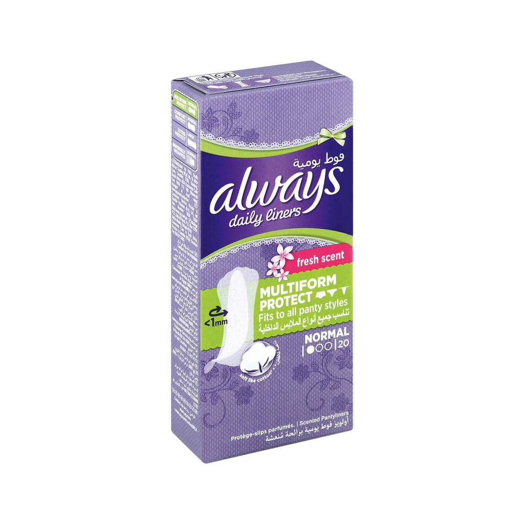 Always Maxi Pantyliners Multi Form Scented 20's