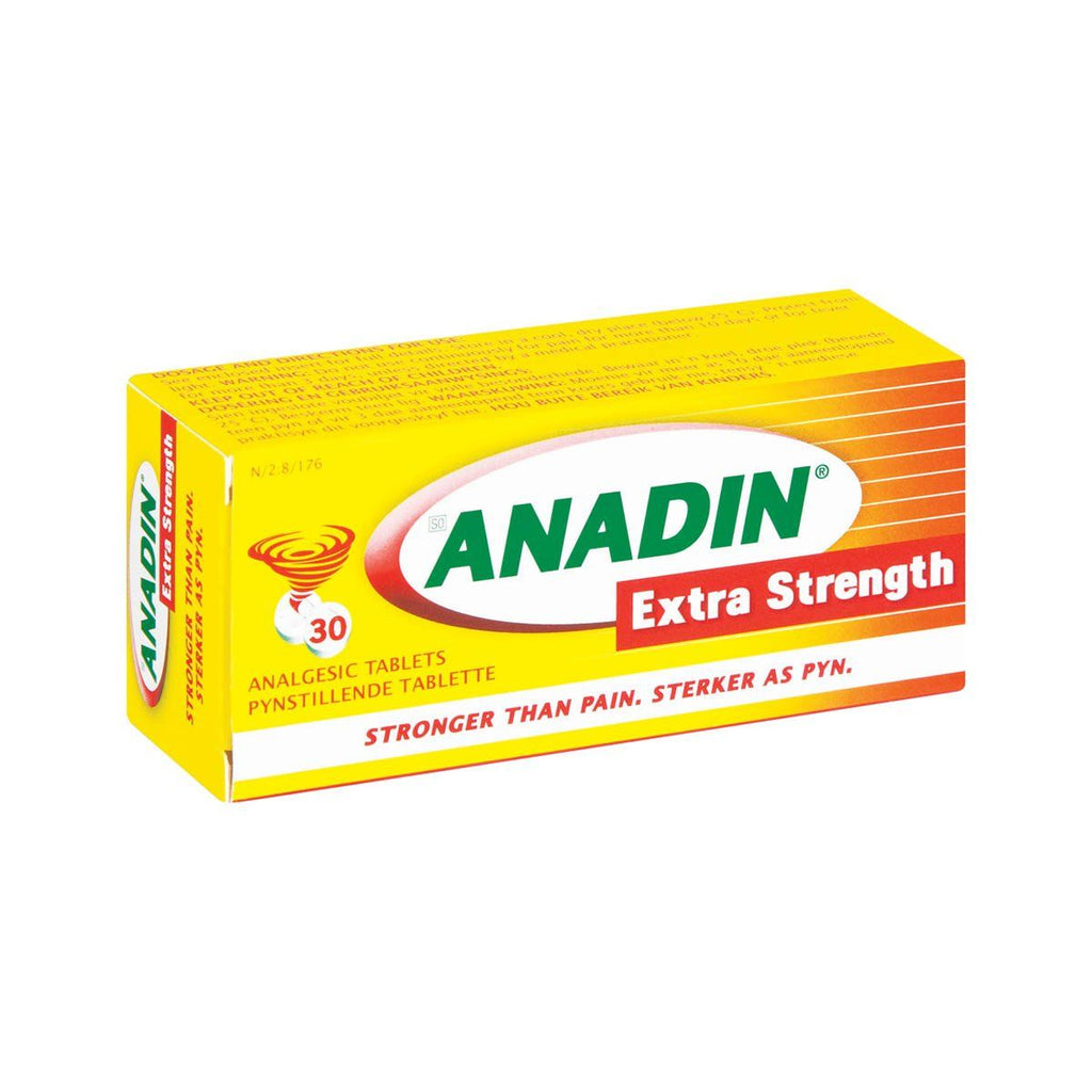 Anadin Extra Strength Tablets 30's – ZimSeller Pharmacy