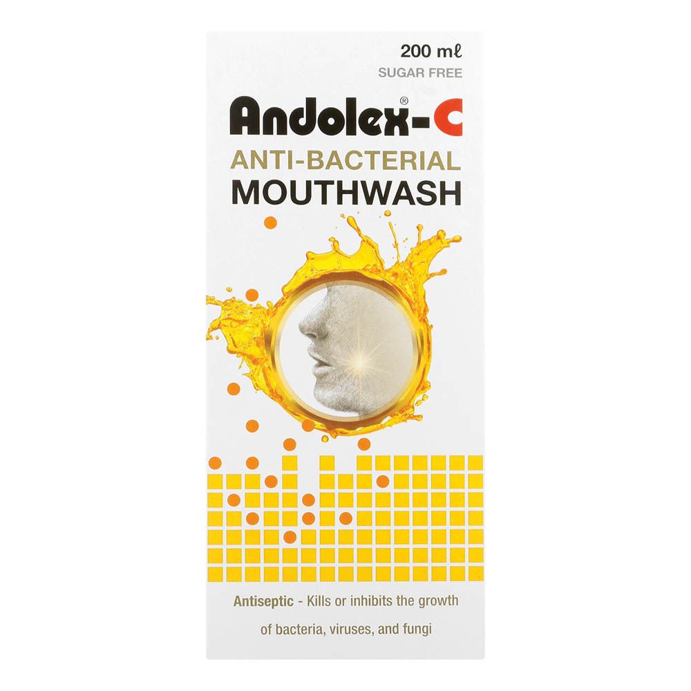 Andolex-C Anti-Bacterial Mouth Wash 200ml