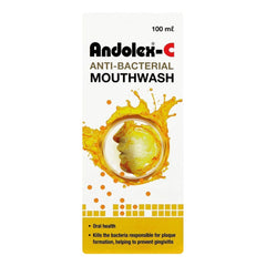 Andolex C Anti-baterial 100ml Mouthwash Travel Pack