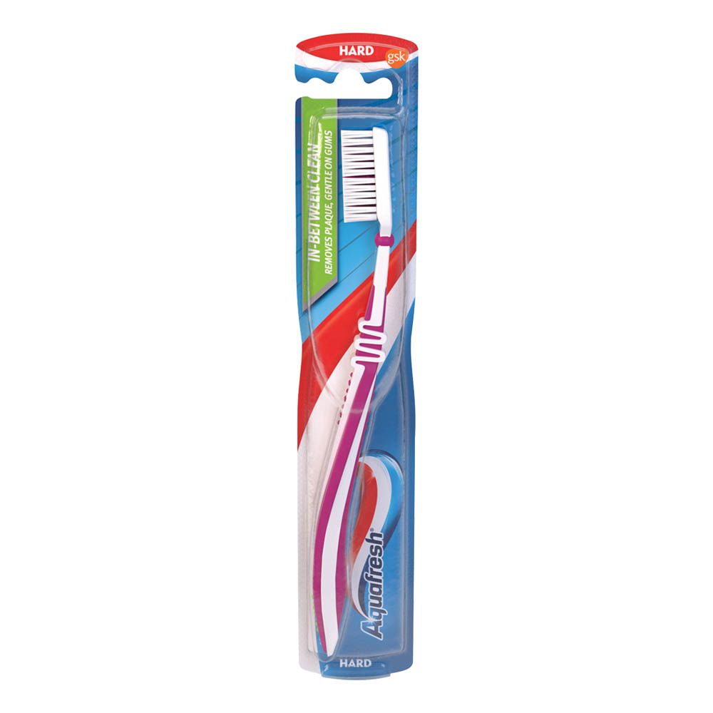 Aquafresh Toothbrush In Between Clean Hard