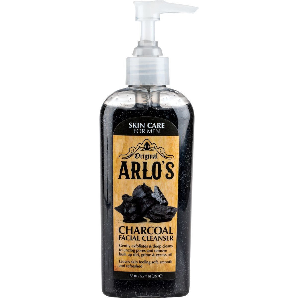 Arlo's Facial Cleanser Men's Charcoal 168ml