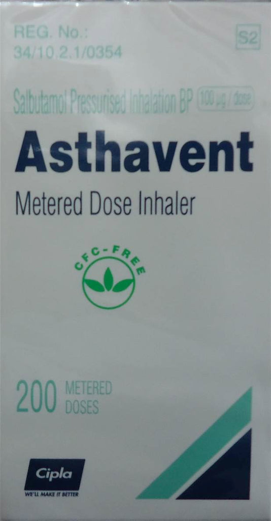 Asthavent Metered Dose Inhaler 200 Doses