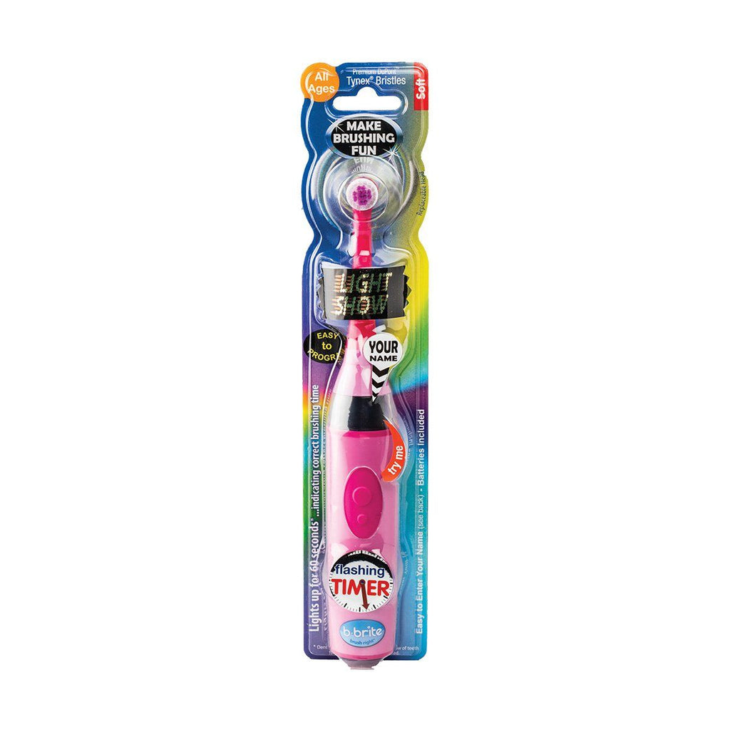 B.brite Toothbrush Elect Flash Timer Assorted