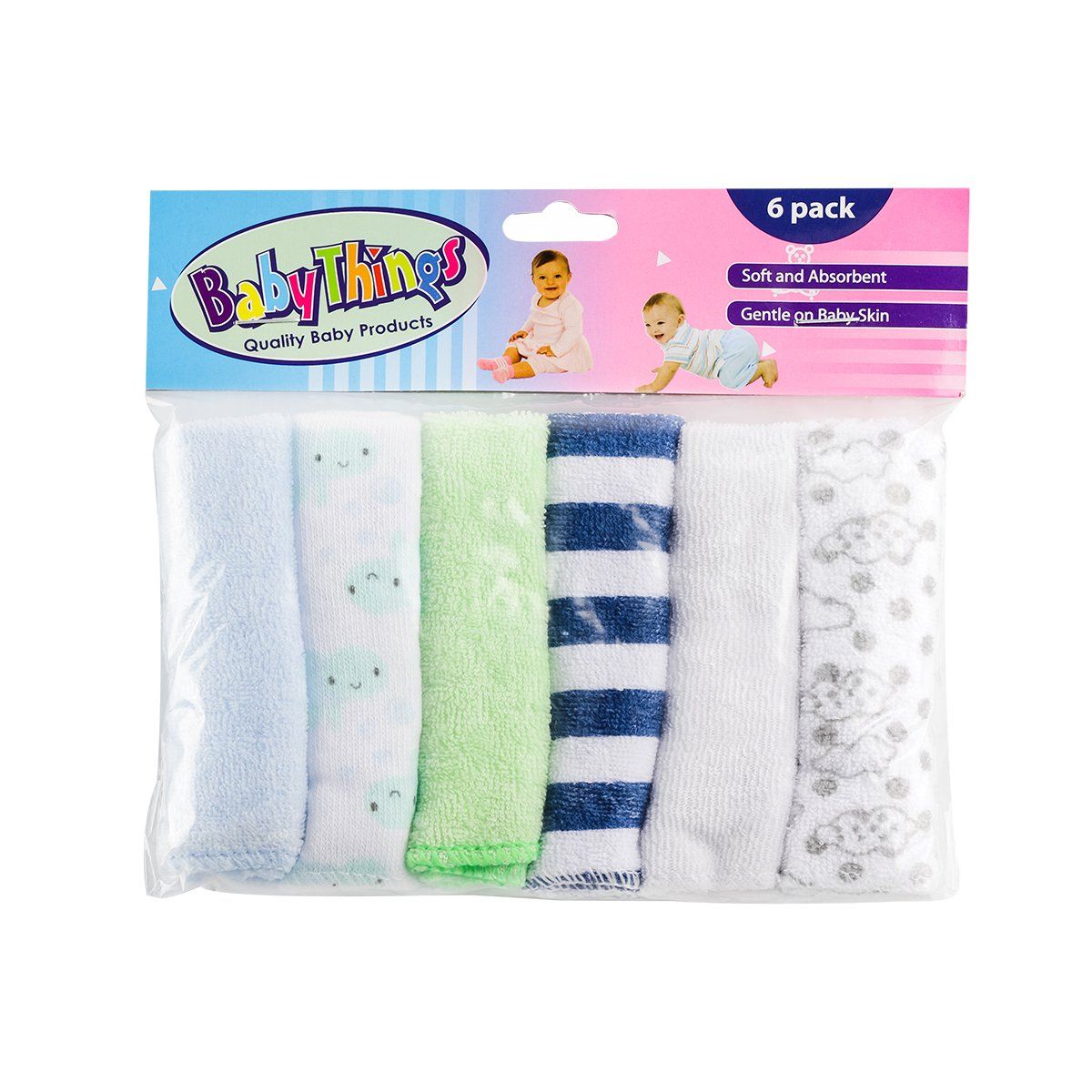 Baby Things Washcloth 6pcs