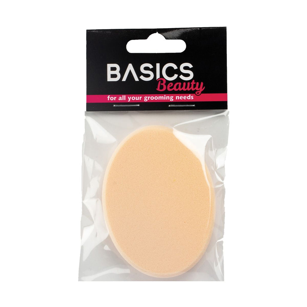 Basics Makeup Sponge Oval Beige 1pc