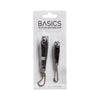 Basics Nail Clipper Twin Pack-large & Small