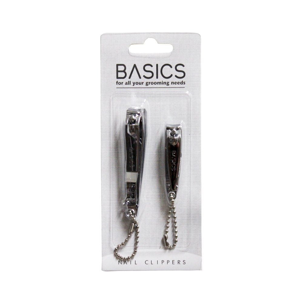 Basics Nail Clipper Twin Pack-large & Small