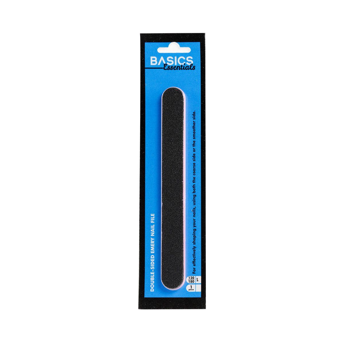 Basics Nail File Dbl Sided Coarse & File