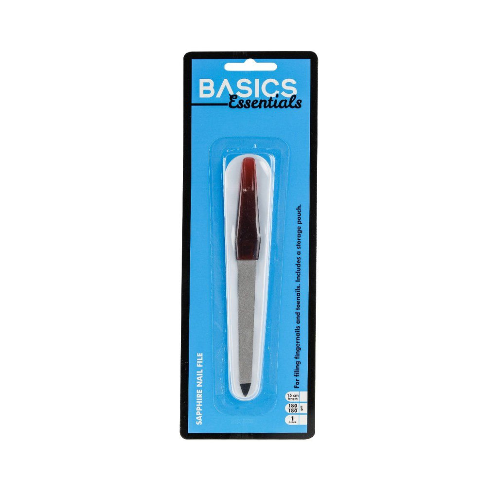 Basics Nail File Saphire 6 With Pouch