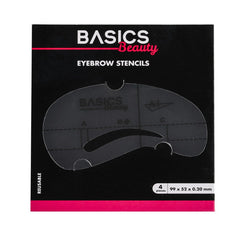 Basics Stencil Eyebrow 4pcs