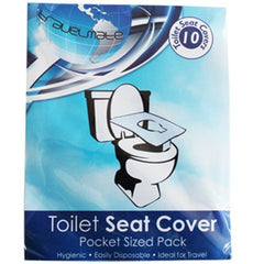 Basics Travel Toilet Seat Covers 10pcs