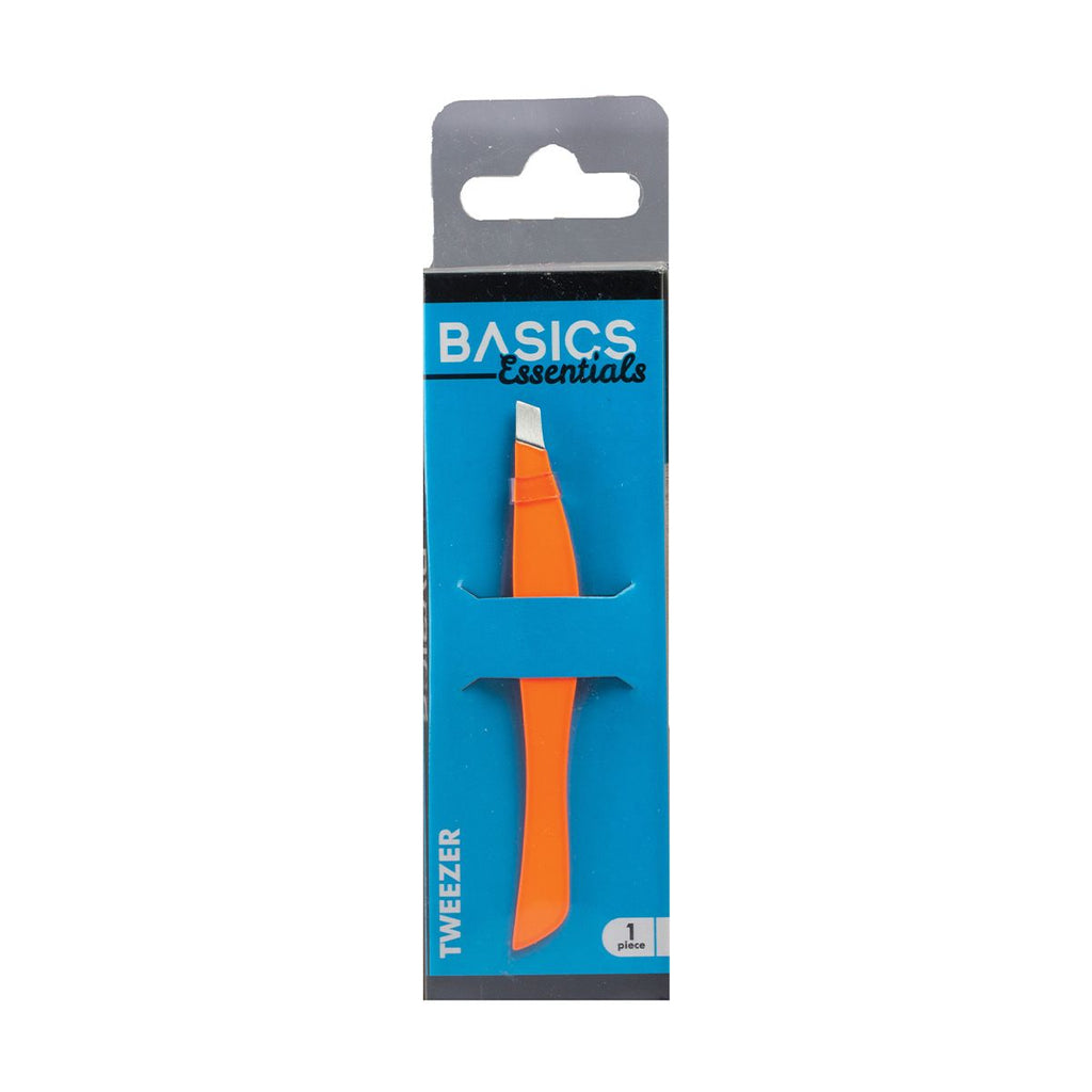 Basics Tweezer Stainless Steel 9.8cm Orange