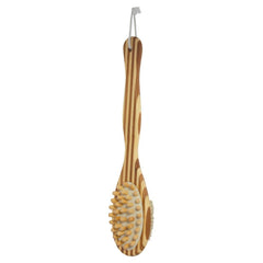 Bathmate Massaging Brush Wood Handle Oblong Head